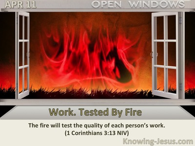 Work. Tested By Fire